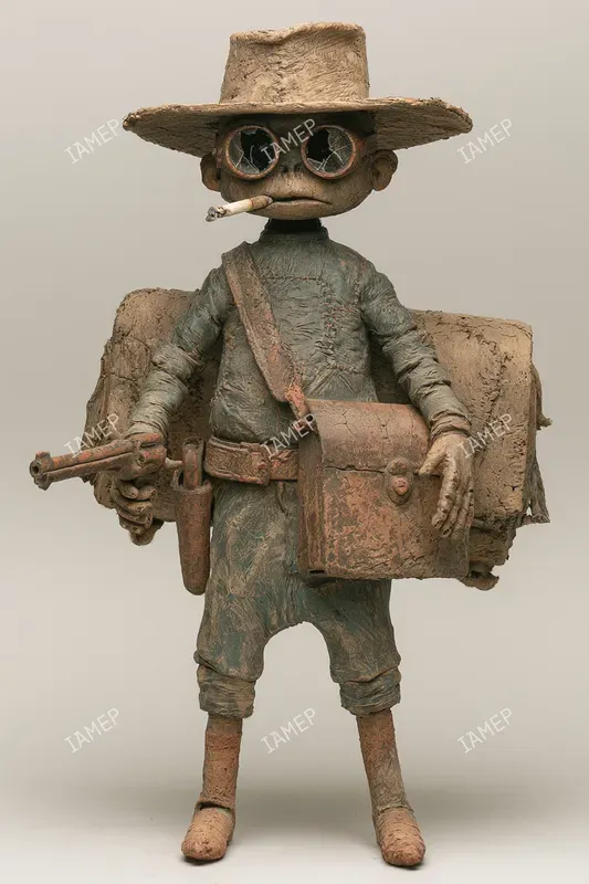 Postapocalyptic Toy Sculptures