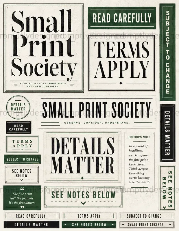 Modern Newsprint Ephemera