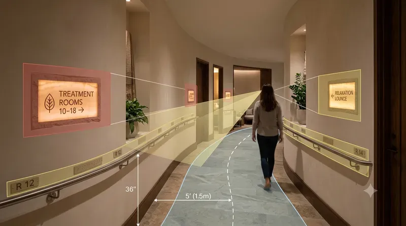 Lobby Wayfinding Sightline Renders