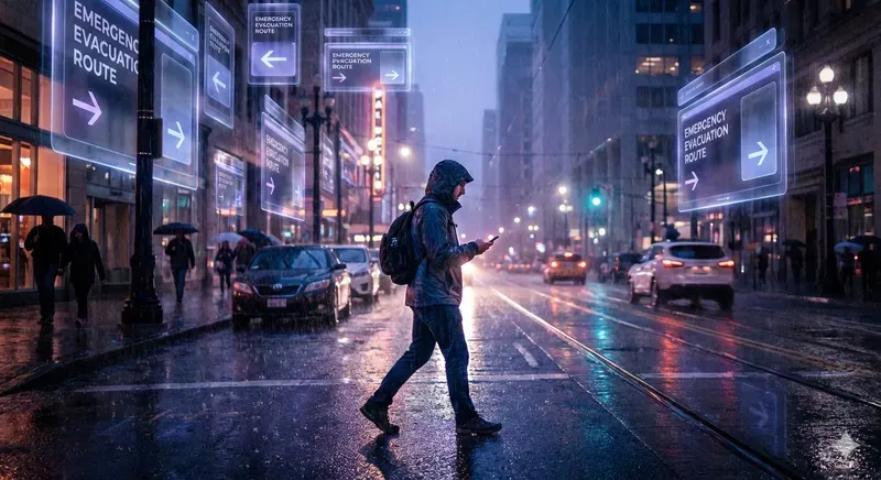 Rainy Ar Street Tech Noir Scenes