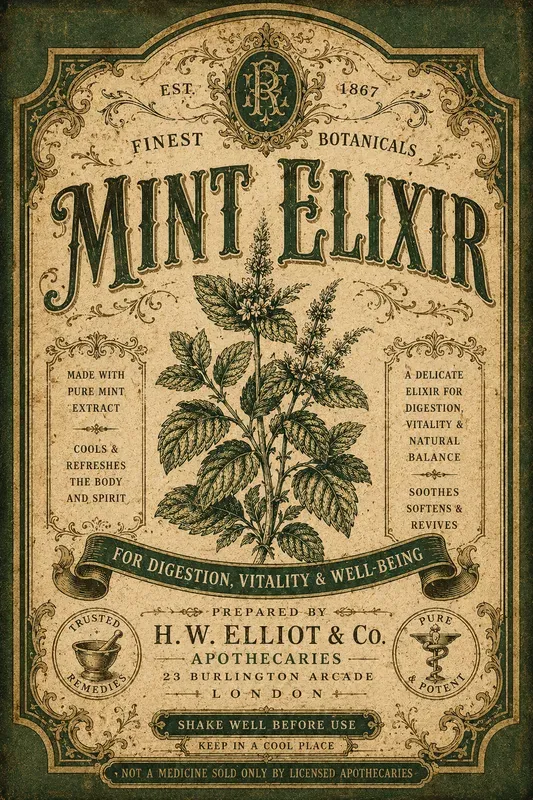 Victorian Apothecary Label Generator