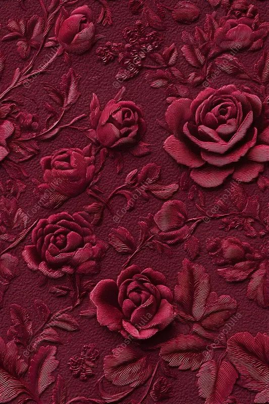 Botanical Embossed Paper Patterns