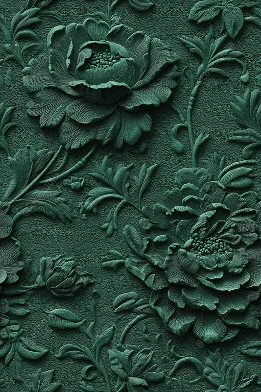 Botanical Embossed Paper Patterns
