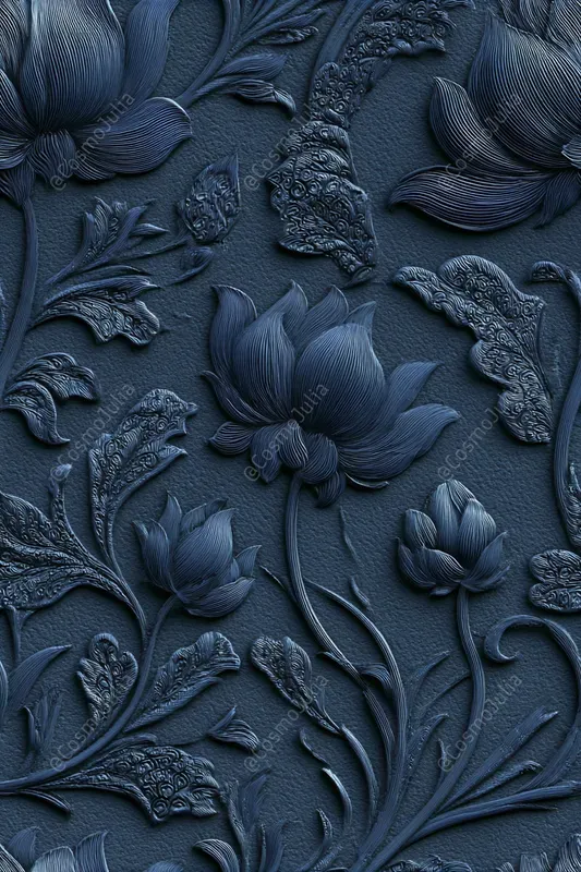 Botanical Embossed Paper Patterns