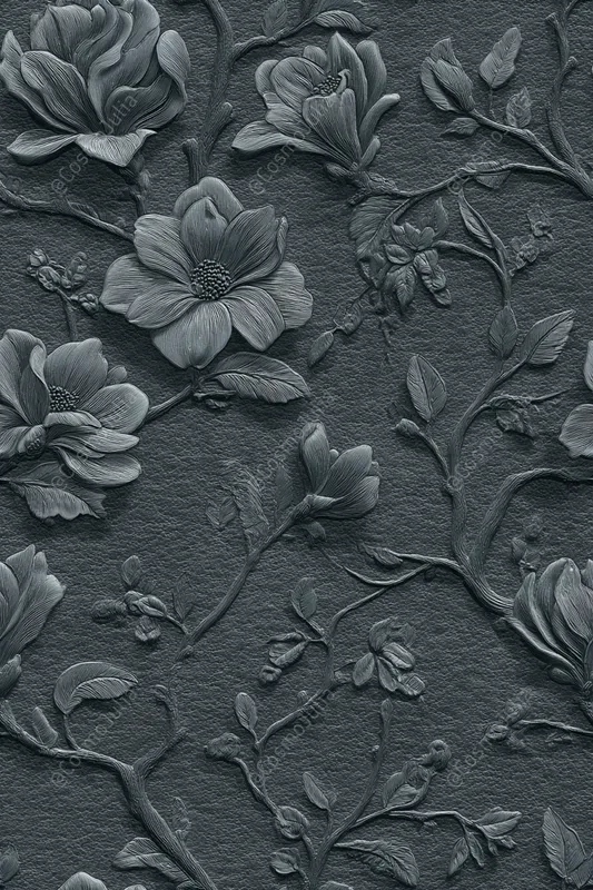 Botanical Embossed Paper Patterns