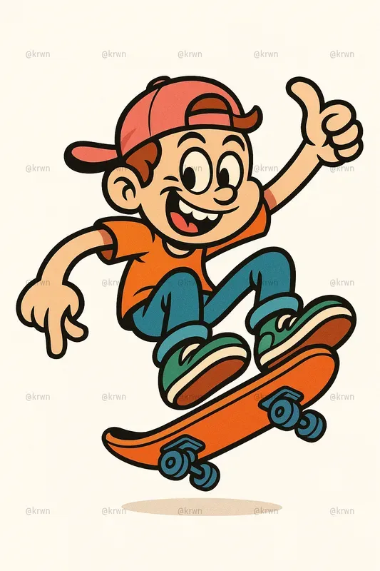 Cartoon Character Sticker Designs