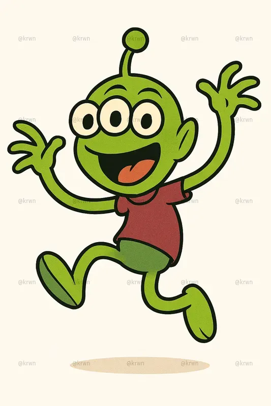 Cartoon Character Sticker Designs