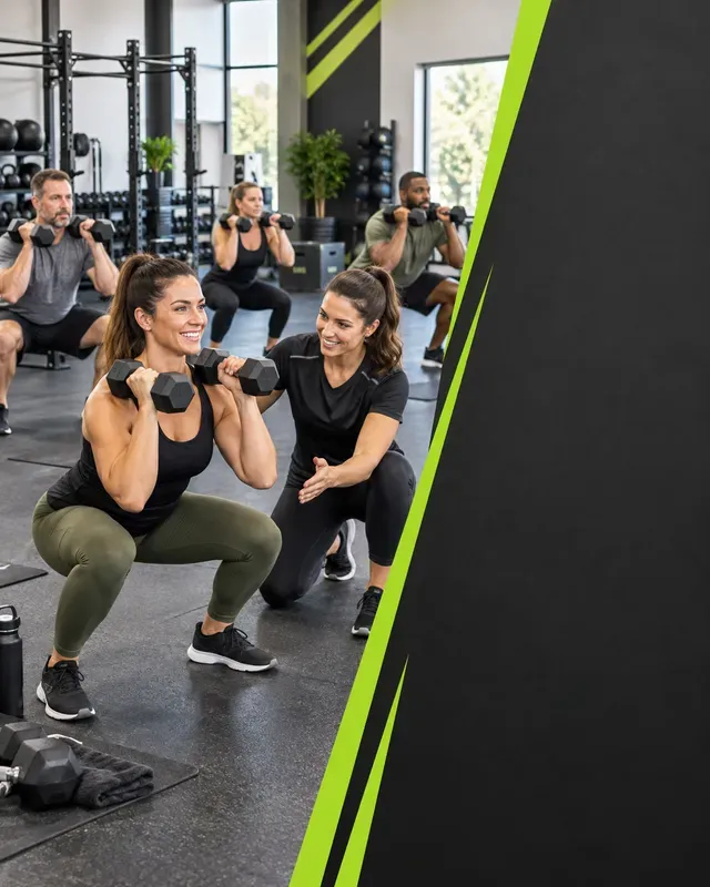 Fitness Studio Ad Visuals