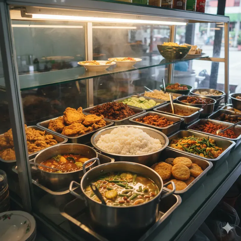 Warteg Jakarta Stock Photos