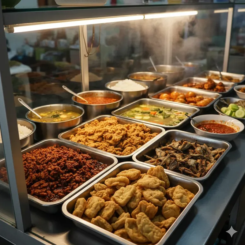 Warteg Jakarta Stock Photos