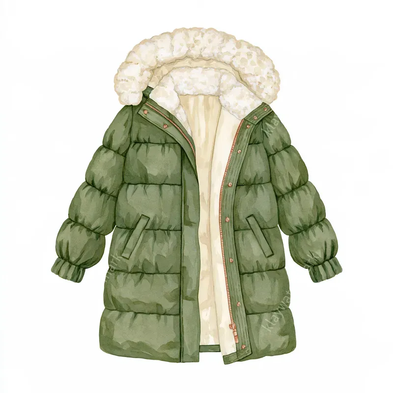 Nordic Winter Watercolor Cliparts