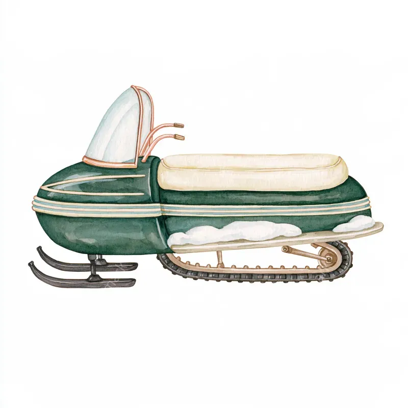 Nordic Winter Watercolor Cliparts