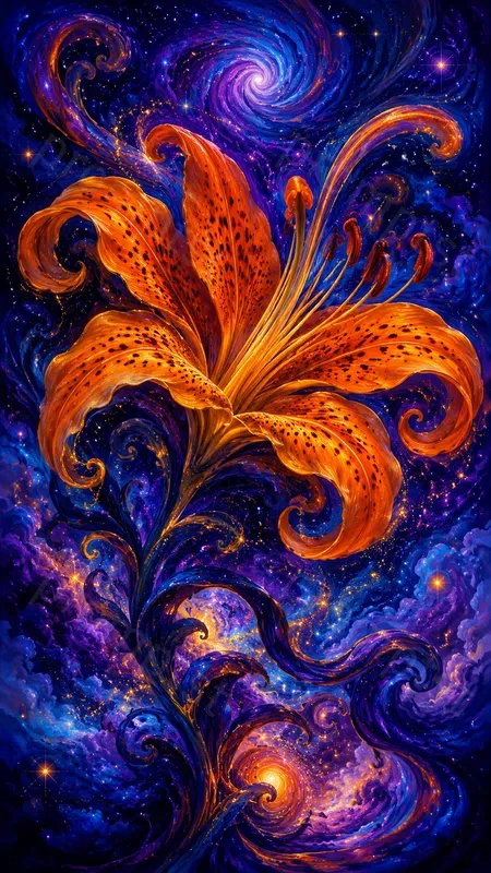 Viral Trippy Flower Art