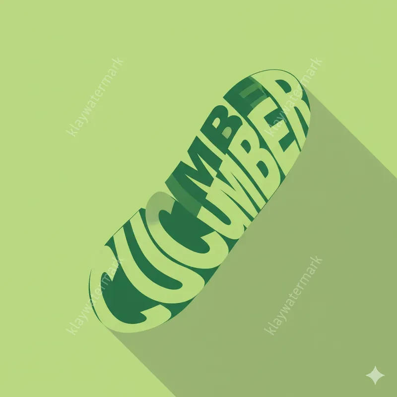 Vegetable Typography Word Art