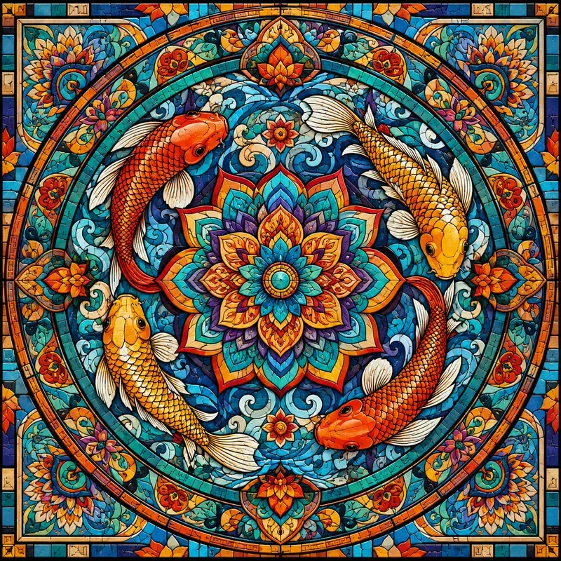 Kaleidoscopic Mosaic Pattern Collections