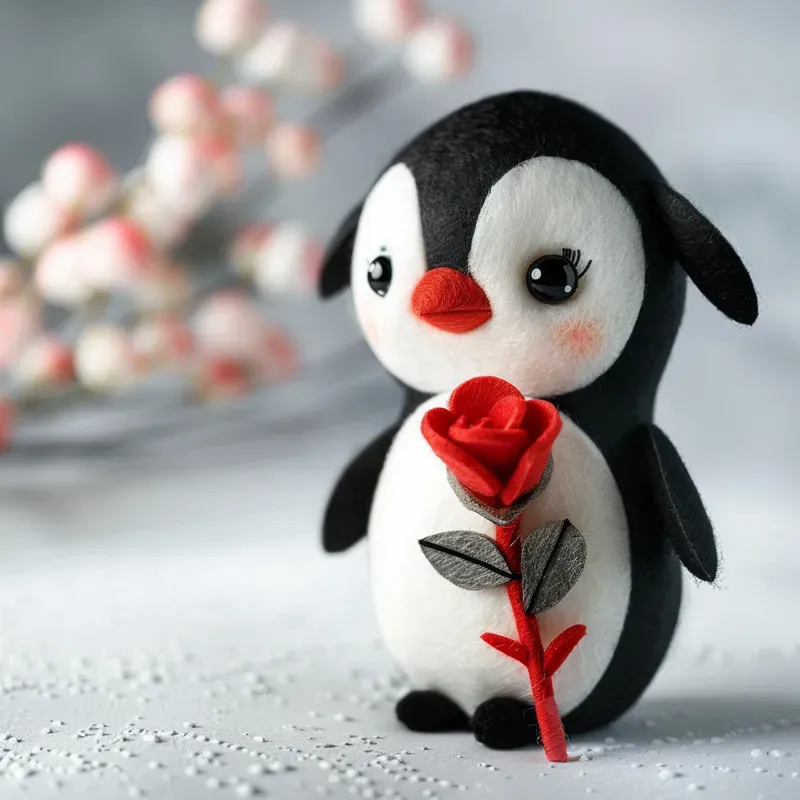 Felt Valentine Plush Clipart