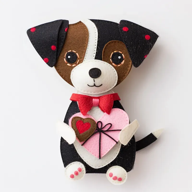 Felt Valentine Plush Clipart