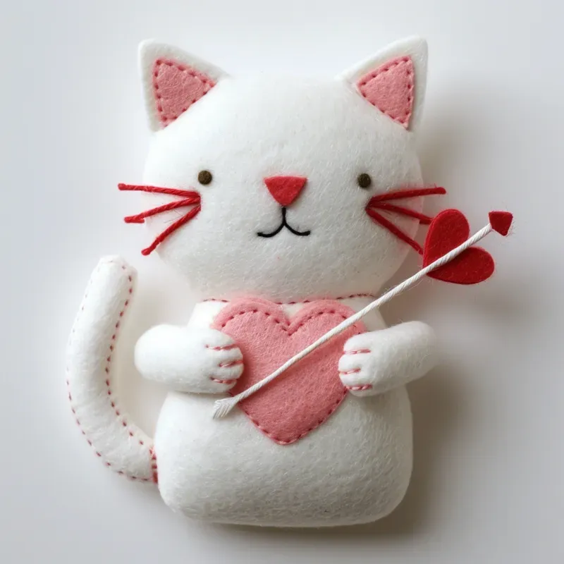 Felt Valentine Plush Clipart