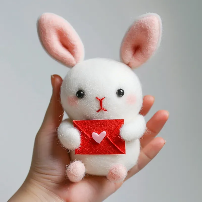Felt Valentine Plush Clipart