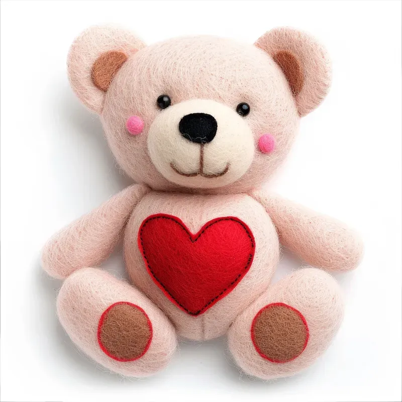Felt Valentine Plush Clipart
