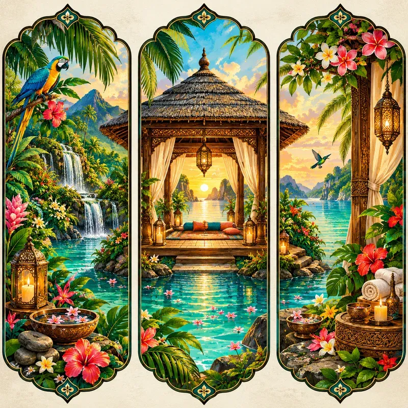 Tropical Wellness Panels