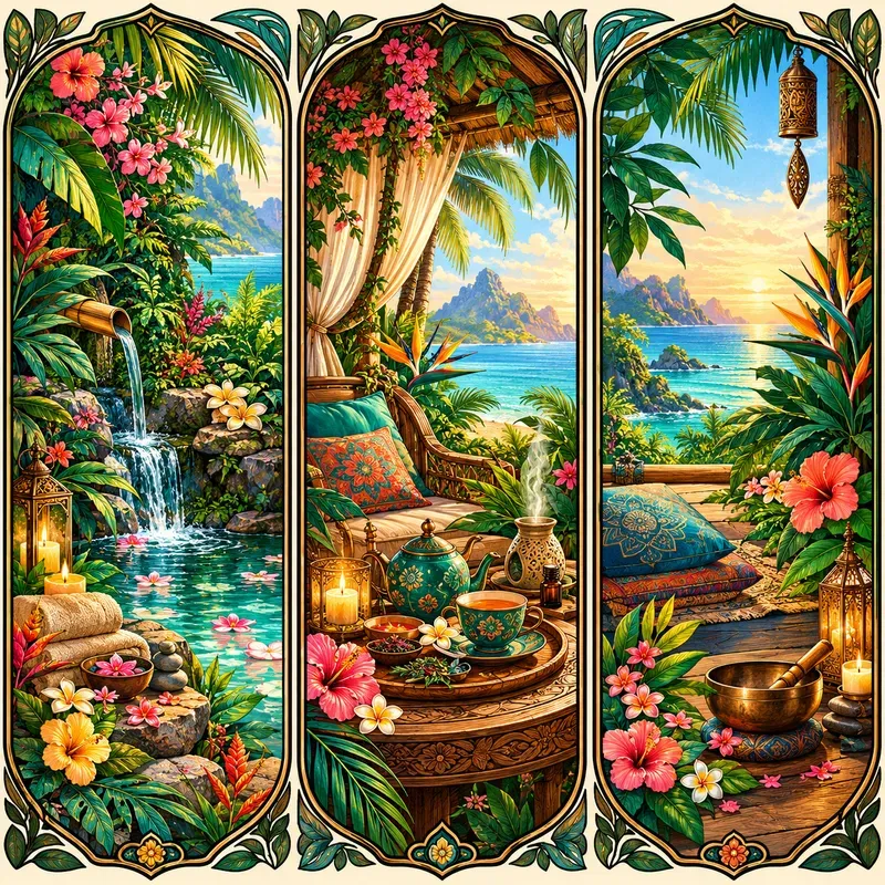 Tropical Wellness Panels