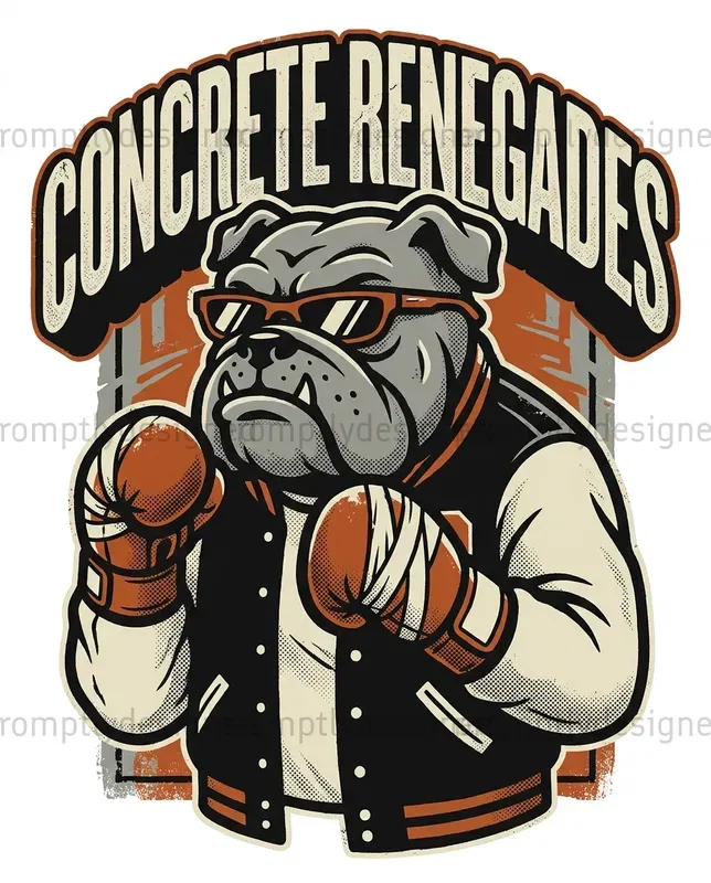 Streetwear Mascot T Shirt Graphics