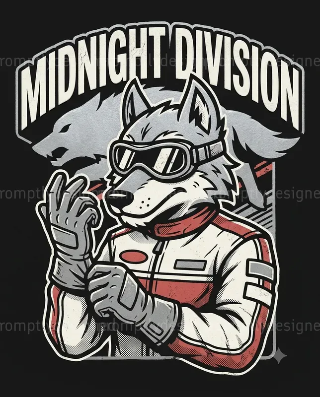 Streetwear Mascot T Shirt Graphics