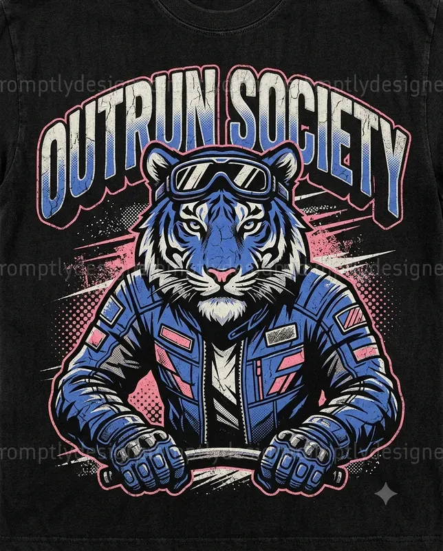 Streetwear Mascot T Shirt Graphics