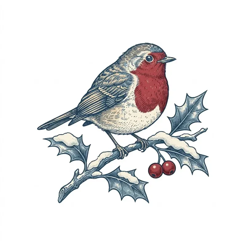 Vintage Winter Clipart