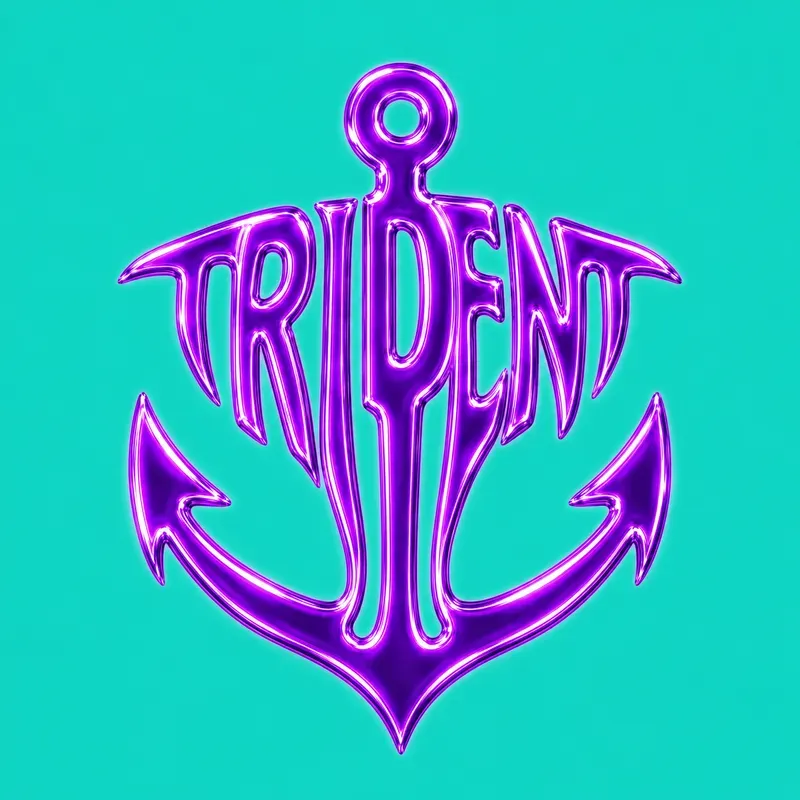 Cyber Liquid Typographic Logo Design Art