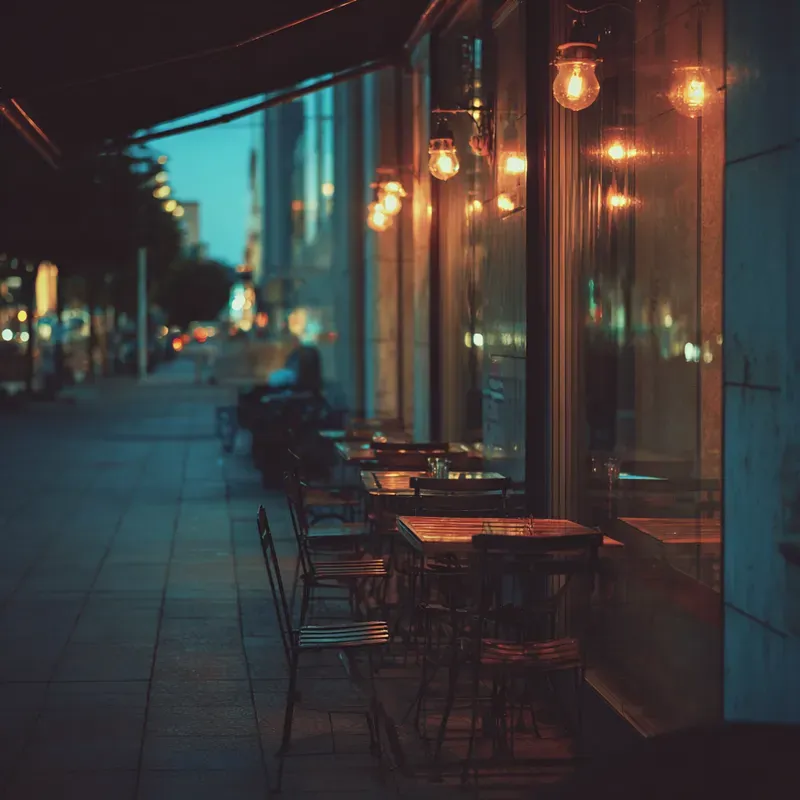 Urban Evening Atmosphere Photography