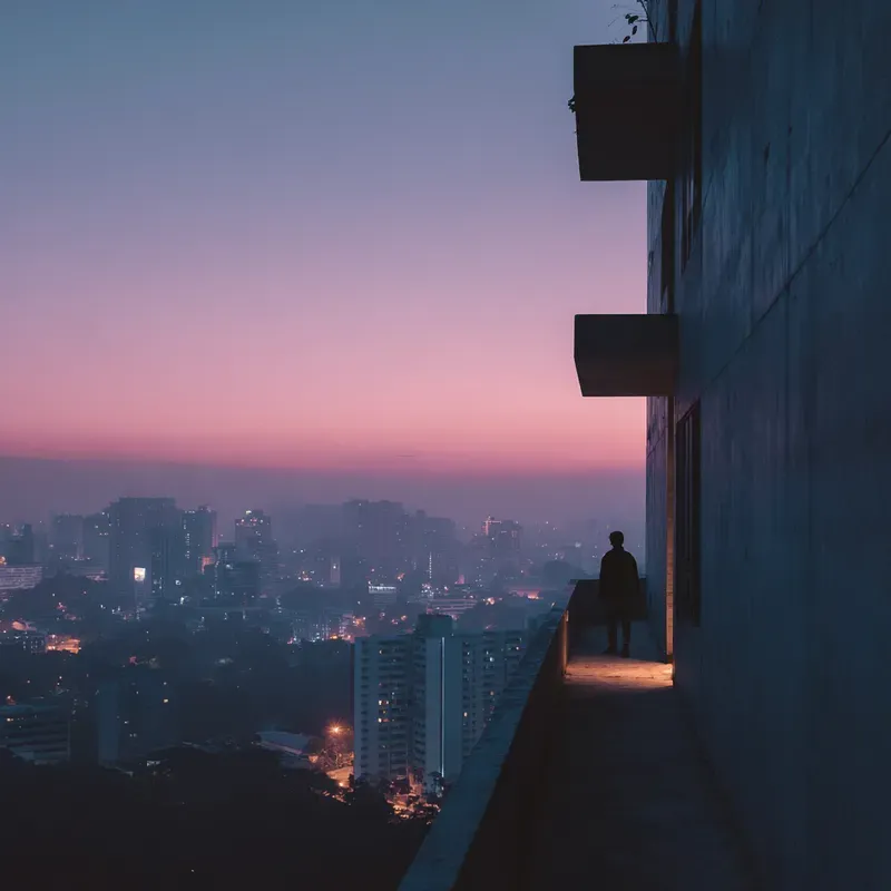 Urban Evening Atmosphere Photography