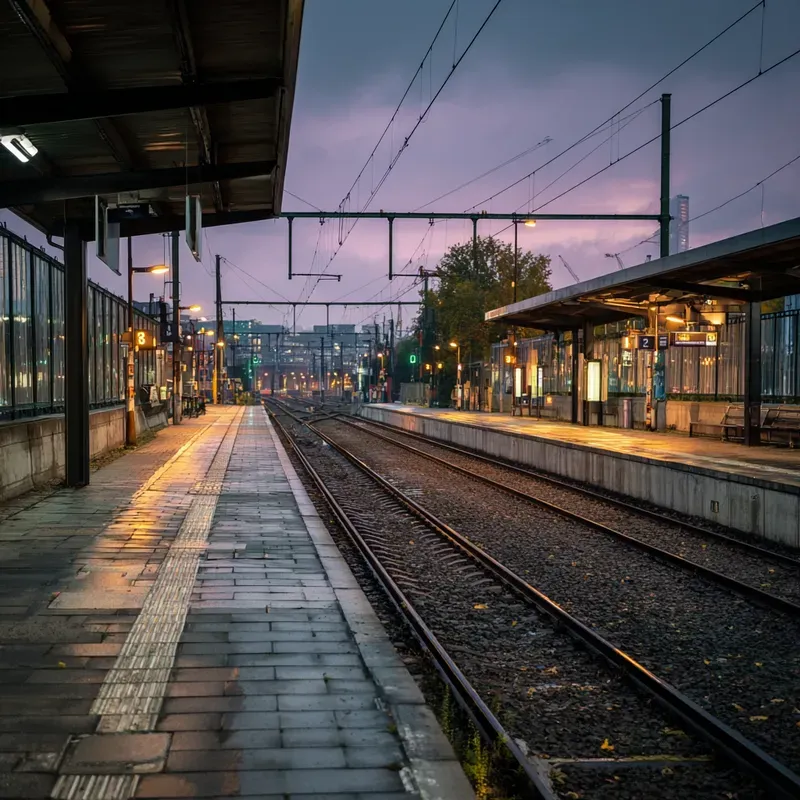 Urban Evening Atmosphere Photography
