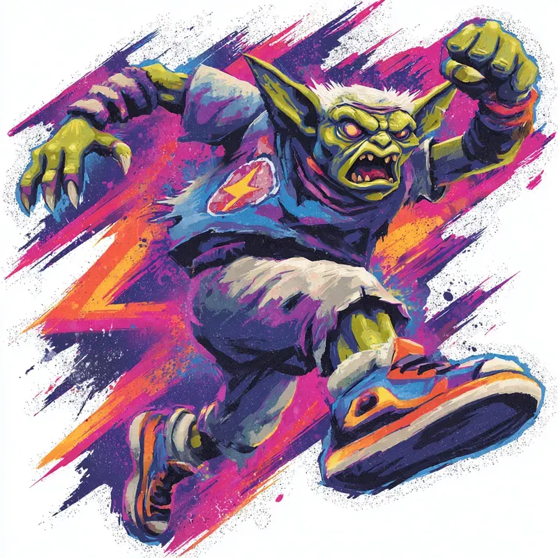 Neon Arcade Boss Stickers