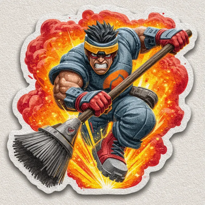Neon Arcade Boss Stickers