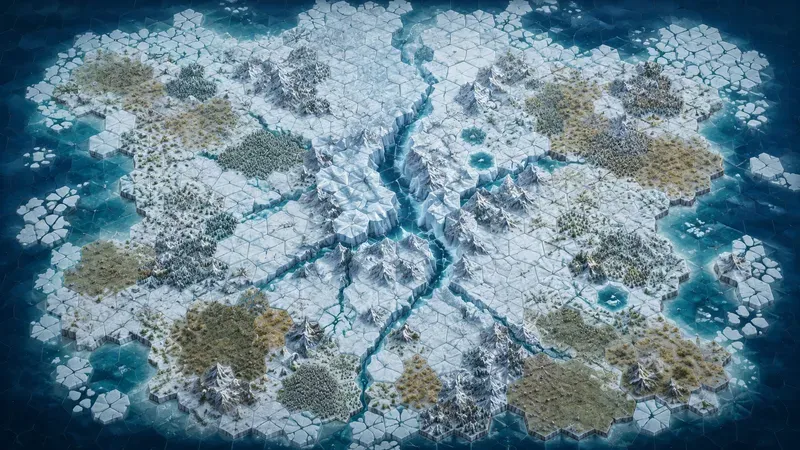 Hex Tile Map Generator For Strategy Games
