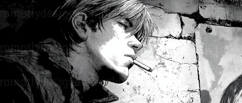 Dark Manga Story Panels