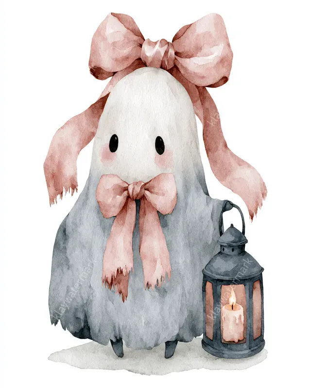 Coquette Gothic Watercolor Cliparts