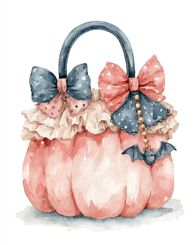 Coquette Gothic Watercolor Cliparts