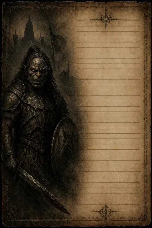 Dark Lotr Notebooks