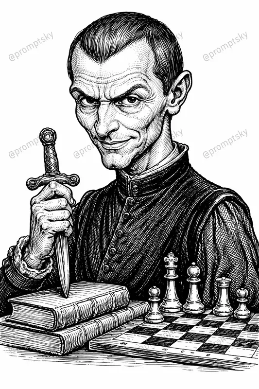 Editorial Engraving Caricature Art