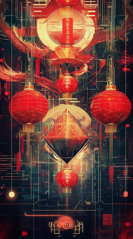 Guochao Style Festival Posters