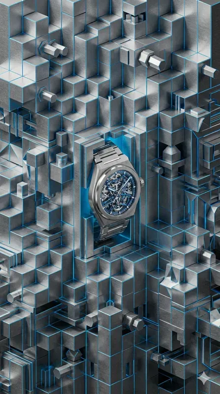 Kinetic Metallic Grid Module Stages