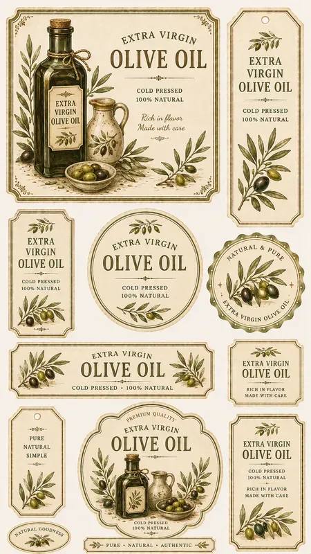 Organic Pantry Wrapper Cutouts Sheets