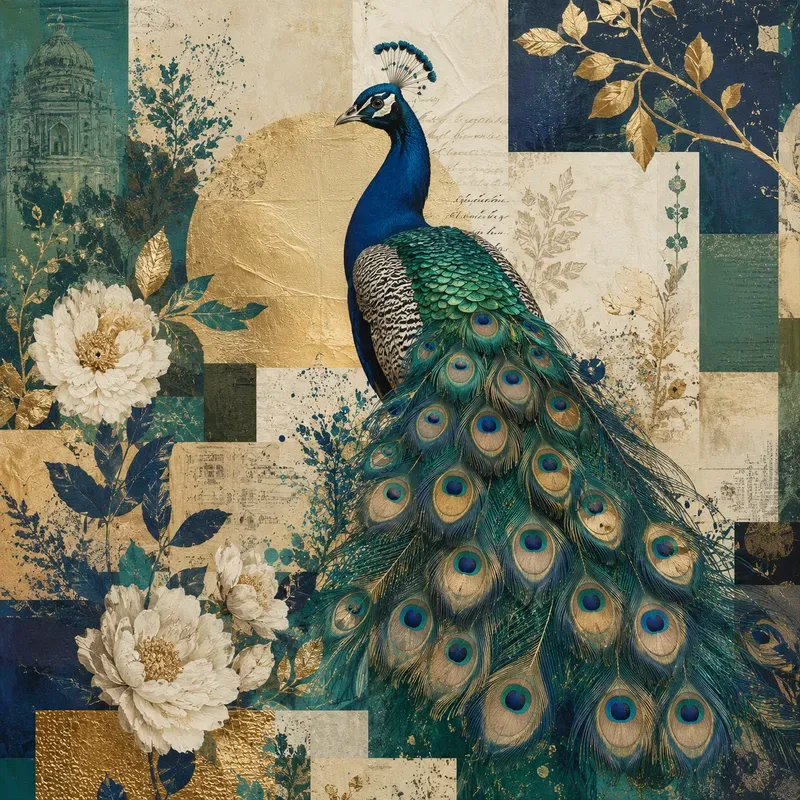 Surreal Collage Character Portraits