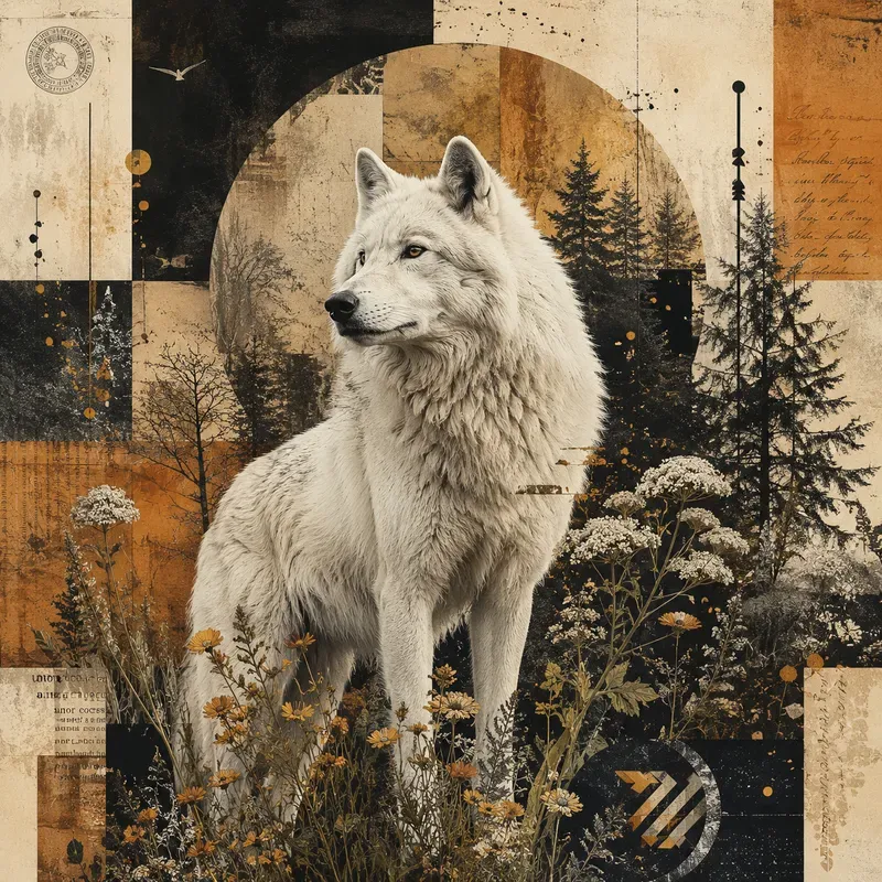 Surreal Collage Character Portraits