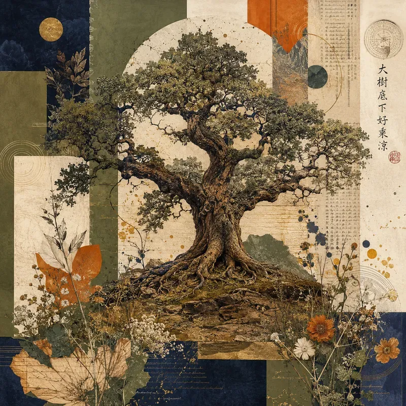 Surreal Collage Character Portraits
