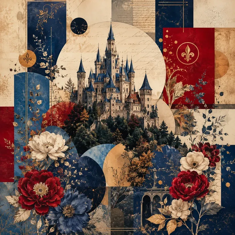 Surreal Collage Character Portraits