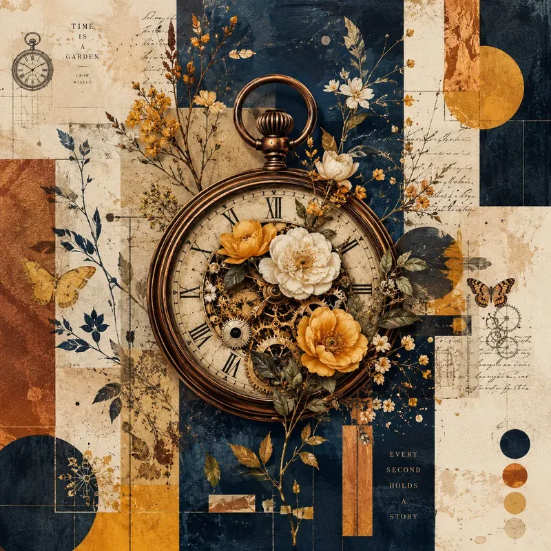 Surreal Collage Character Portraits